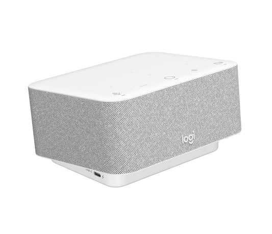 Logitech Logi Dock – All-in-One Docking Station with Speakerphone & Meeting Controls (White)