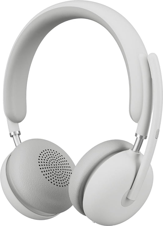 Logitech Zone Wireless 2 – Bluetooth Headset with Hybrid ANC (White)