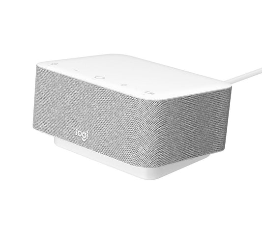 Logitech Logi Dock – All-in-One Docking Station with Speakerphone & Meeting Controls (White)