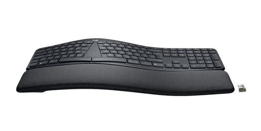Logitech ERGO K860 for Business – Wireless Split Keyboard with Adjustable Palm Lift