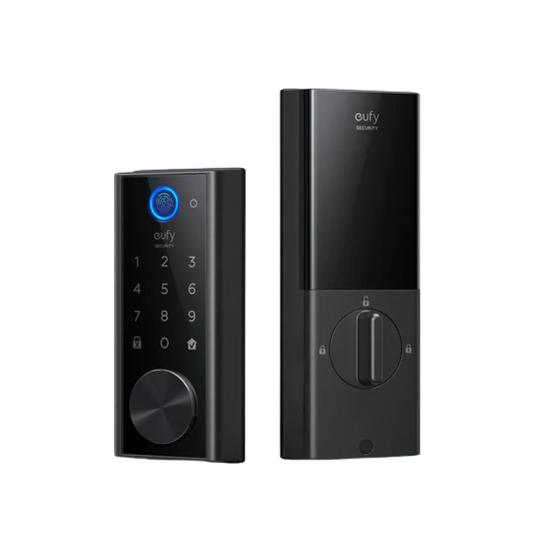 Eufy Security Smart Lock Touch & Wi-Fi (Model: T8520111) – Fingerprint, Keyless Entry, Bluetooth & Wi-Fi Electronic Deadbolt