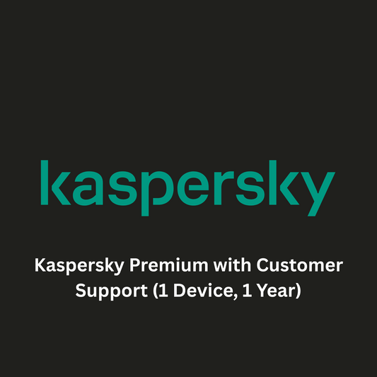 Kaspersky Premium Total Security – 1 Year, 1 Device with Behavioral Shield & Customer Support