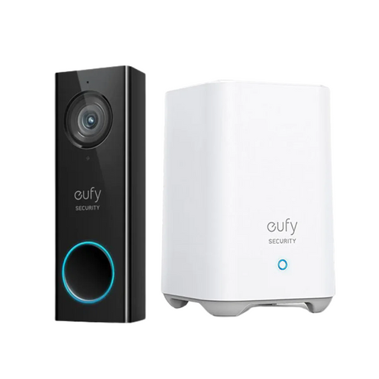 Eufy Video Doorbell 2K (Battery-Powered) with HomeBase 2 – Smart Wireless Doorbell